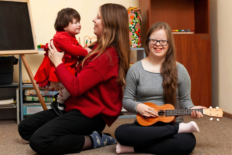 Musicoterapia — imagem do site da clínica